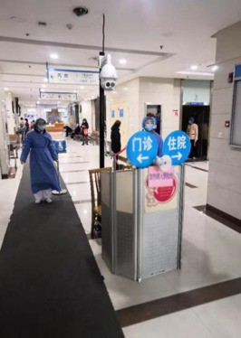 大华超高精度热成像人体测温系统助力云南省第一人民医院抗疫防控！