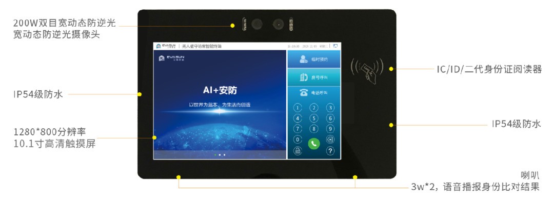 云哨智能无人值守智能访客终端，解决你的访客管理难题