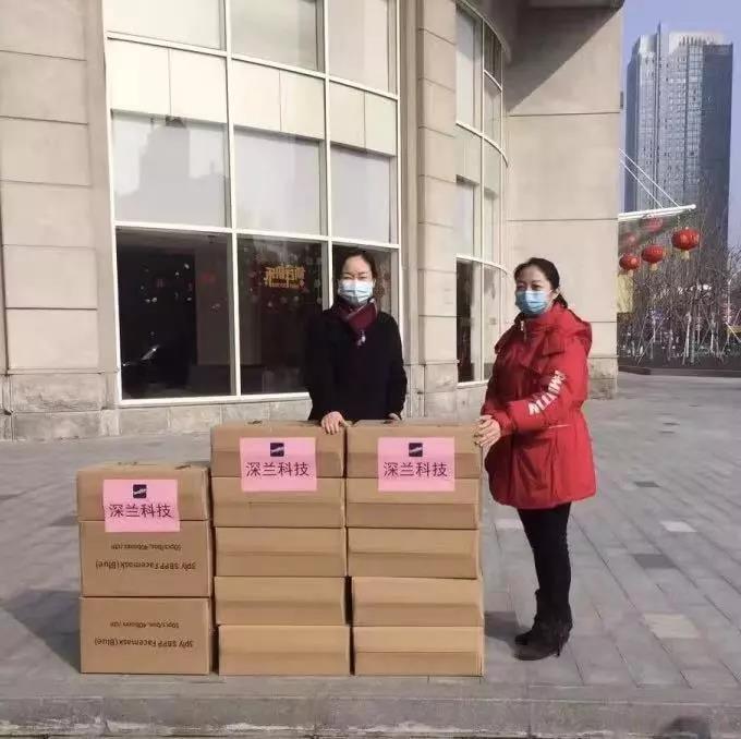 我们在行动|深兰科技多次捐赠物资驰援武汉