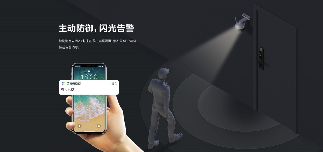 新品丨萤石首款室外全彩云台机C8C惊艳登场，360°智能守护！