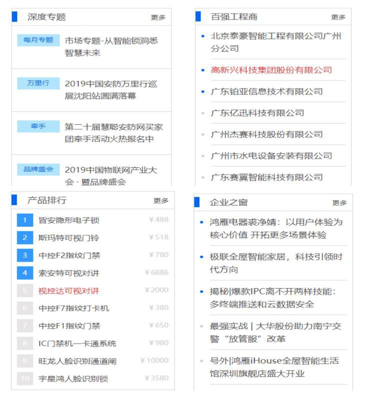慧聪安防网迎来20周年 网站全新改版带你领略物联网风采