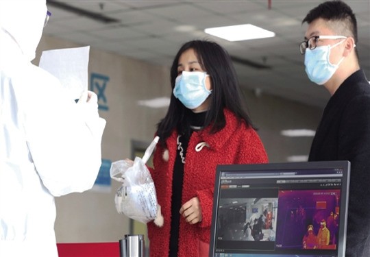 大华超高精度热成像人体测温系统助力云南省第一人民医院抗疫防控！