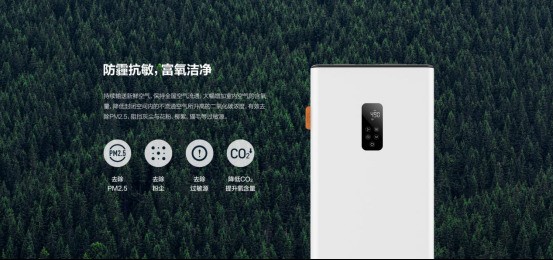 萤石网络发布除甲醛新风机 四重过滤 超强净化