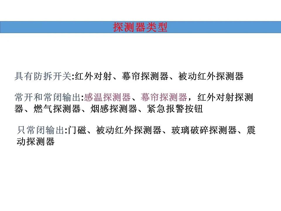 弱电工程防盗报警系统基础知识汇总，新人入行必备资料