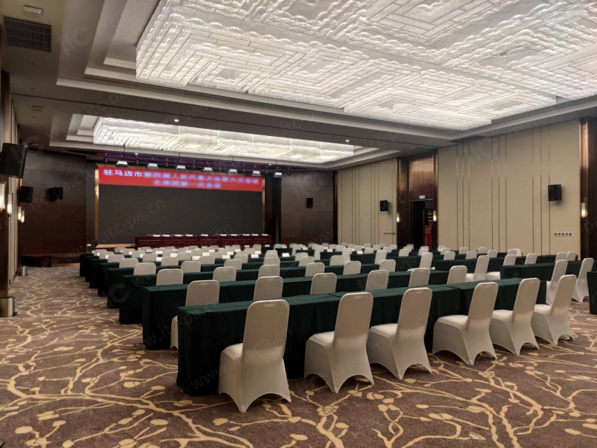 【会议扩声、舞台灯光、分布式平台案例】驻马店国际会展中心