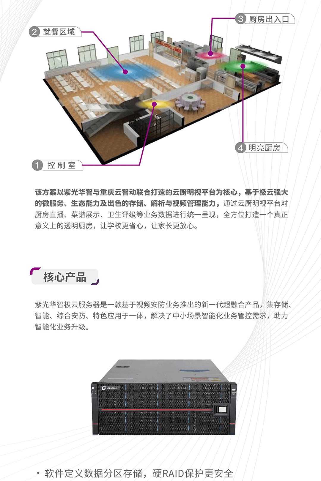 紫光华智赋能百行百业：重庆为明学校明厨亮灶智能化升级