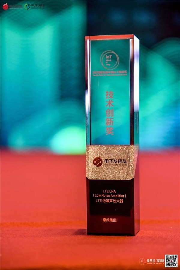 物联网“芯”生力,豪威集团旗下韦尔半导体射频类产品荣获“IoT技术创新奖”