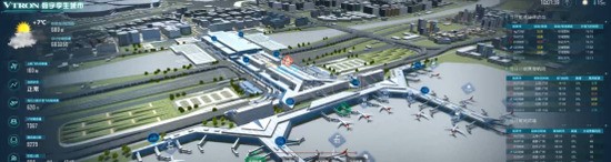 威创“智慧航空”三维可视化解决方案