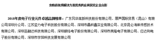 2018智能安防产业链峰会暨年度盛典盛大落幕!