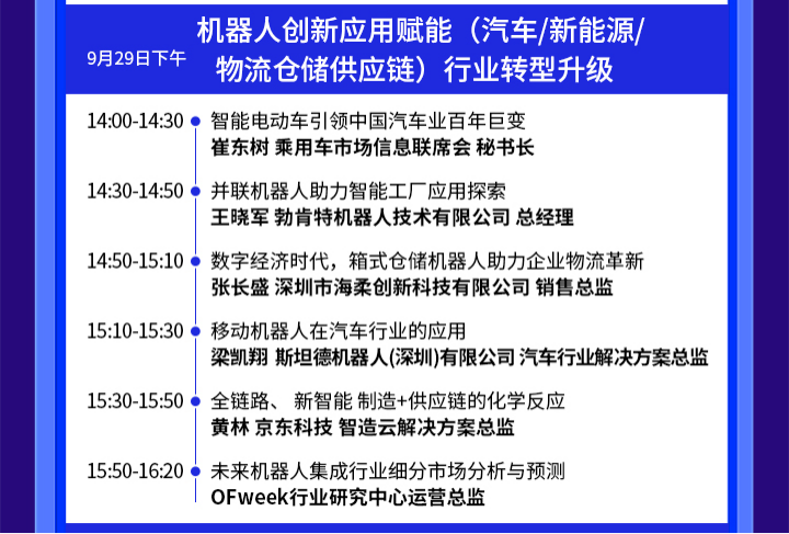 发那科、库卡、埃夫特、阿童木……大批名企“论道”于OFweek 中国机器人系统集成商峰会！