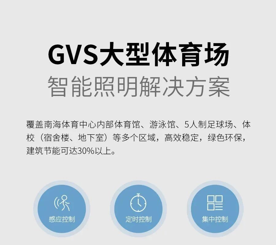 GVS案例 | 智能照明点亮佛山南海最大的体育综合体