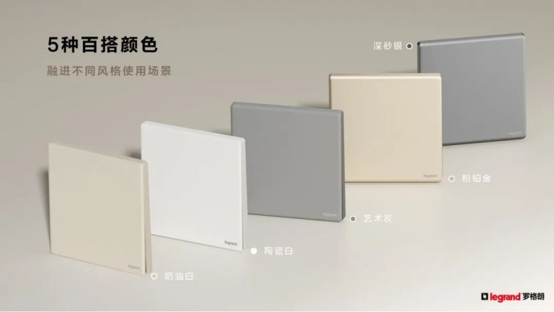 丝路新程 智绘未来丨6.5mm超薄开关，罗格朗智绘系列正式发布