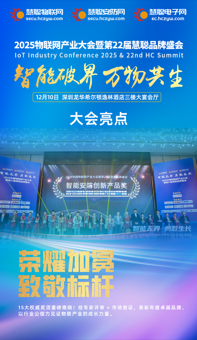 9张图解锁!2025物联网产业大会【亮点剧透】来了! 9张图解锁!2025物联网产业大会【亮点剧透】来了!