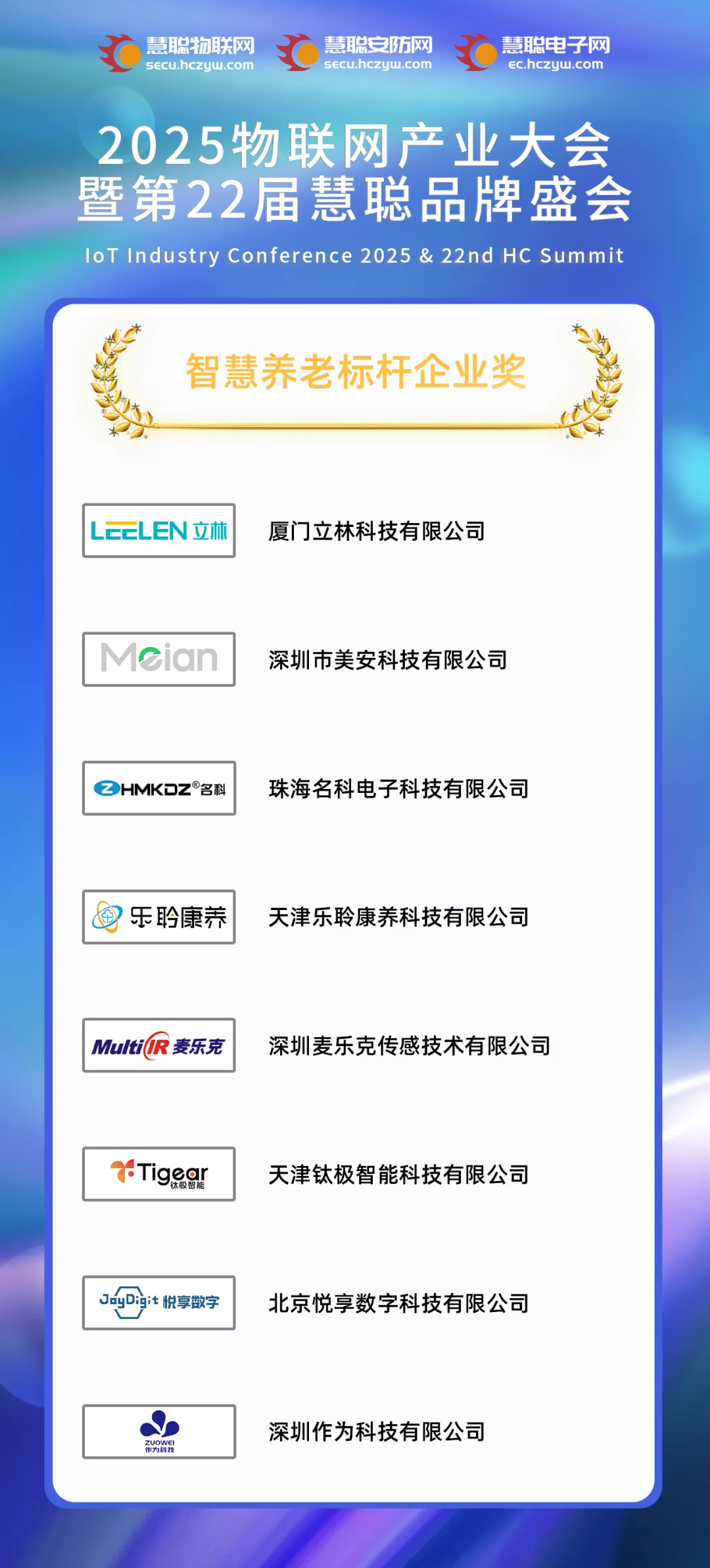 重磅揭晓|2025年度智慧养老标杆企业奖榜单 重磅揭晓|2025年度智慧养老标杆企业奖榜单
