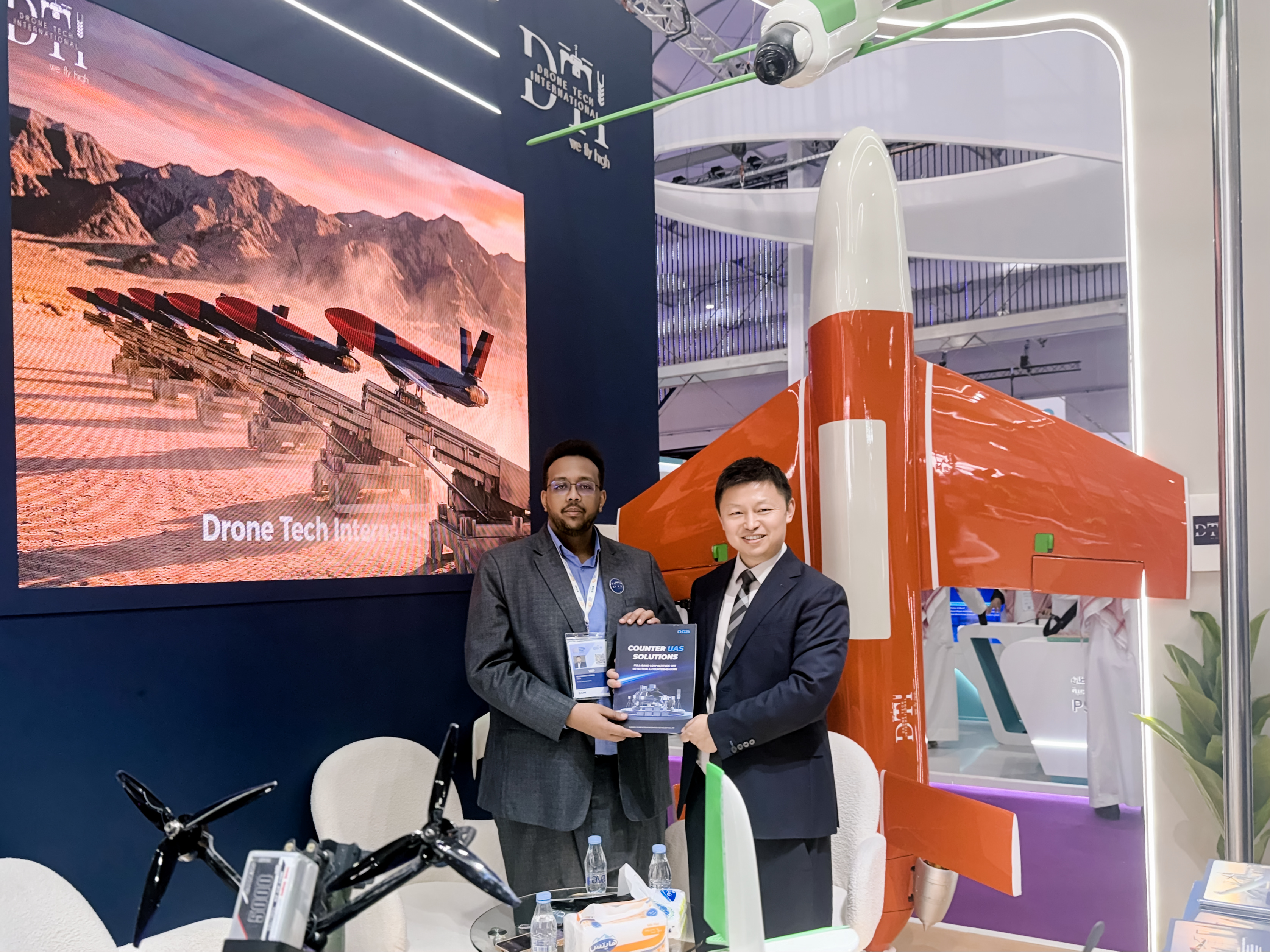 大公博创DGB收官2026WDS沙特世界防务展 签约卡塔尔Dynasty Group和沙特DTI深化中东布局，全频段反无人机技术